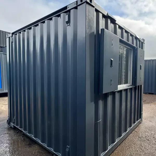 10×8 ft Shipping Container Office | Portable Building | Anti-Vandal Building - Image 5
