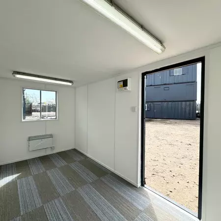 16 x 8 ft Shipping Container Office | Portable Building | Anti-Vandal Building - Image 2