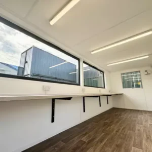 21 x8ft Custom Cabin | Office / Canteen | Picture Windows | Portable Building