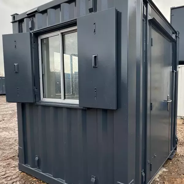 7x7ft Shipping Container Office | Portable Building | Anti-Vandal Building - Image 4