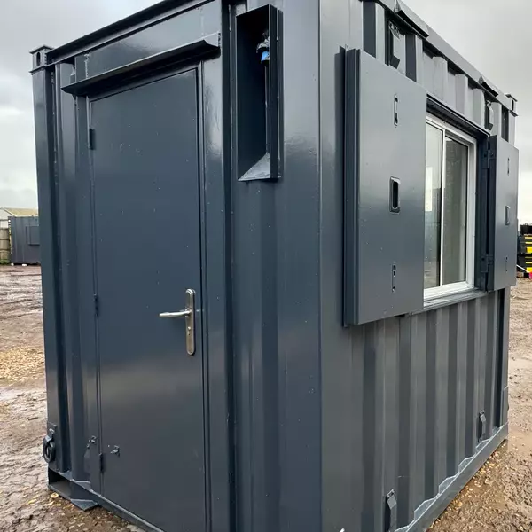 7x7ft Shipping Container Office | Portable Building | Anti-Vandal Building - Image 2