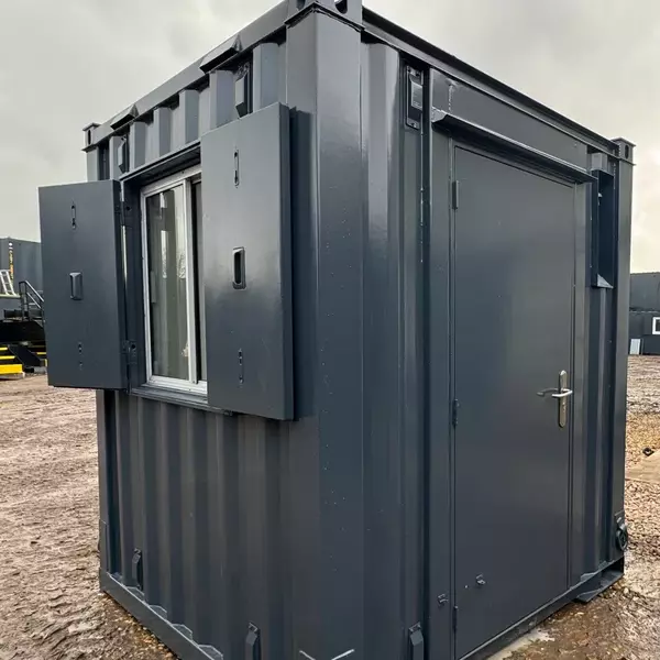 7x7ft Shipping Container Office | Portable Building | Anti-Vandal Building - Image 5