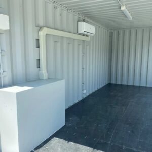 Modified 20ft Container with Glass door & Ac