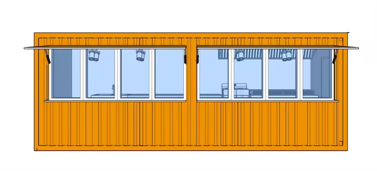 20ft Shipping Container Shop For Full-Service Restaurant Or Coffee Shop - Image 4