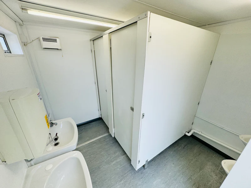 12 x 9 ft | Anti Vandal | 2 + 1 Toilet Block | Portable Building - Image 7