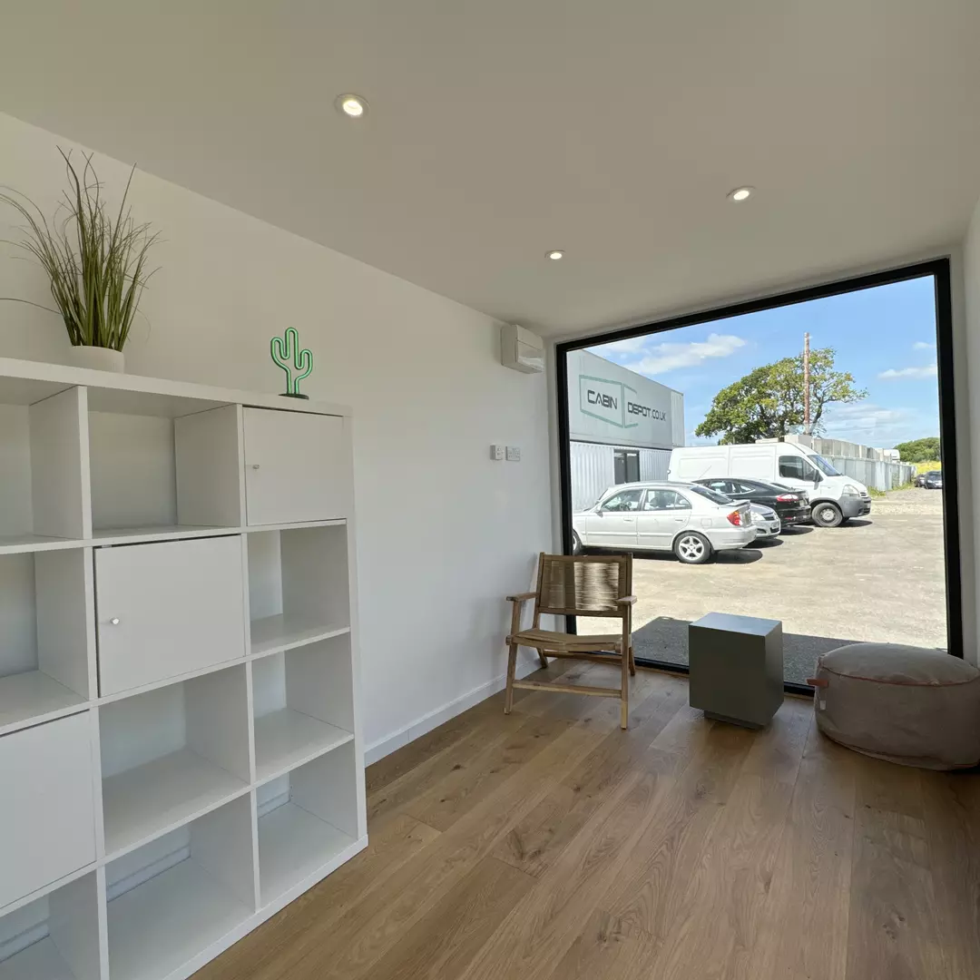 20x8ft Custom Shipping Container Converted Office | Portable Building | Garden Office - Image 2