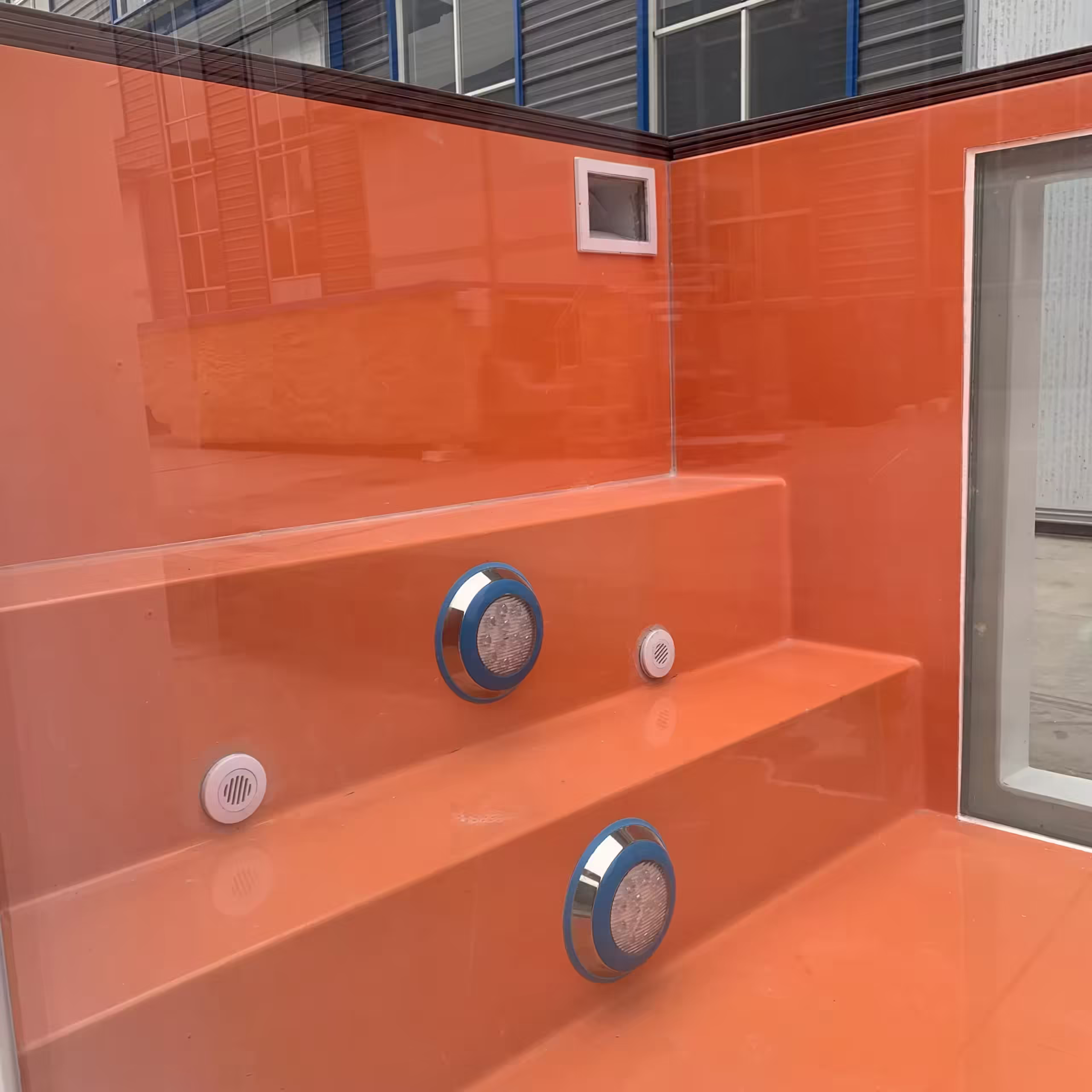 20ft Container Swimming Pool With Fiber Glass Window - Image 6