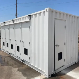 20ft Portable Restrooms With Five Separate Bathroom Stalls