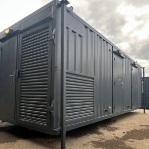 Static Welfare 24x9Ft Anti Vandal Cabin | Office, Canteen, Toilet | 10KVA Generator
