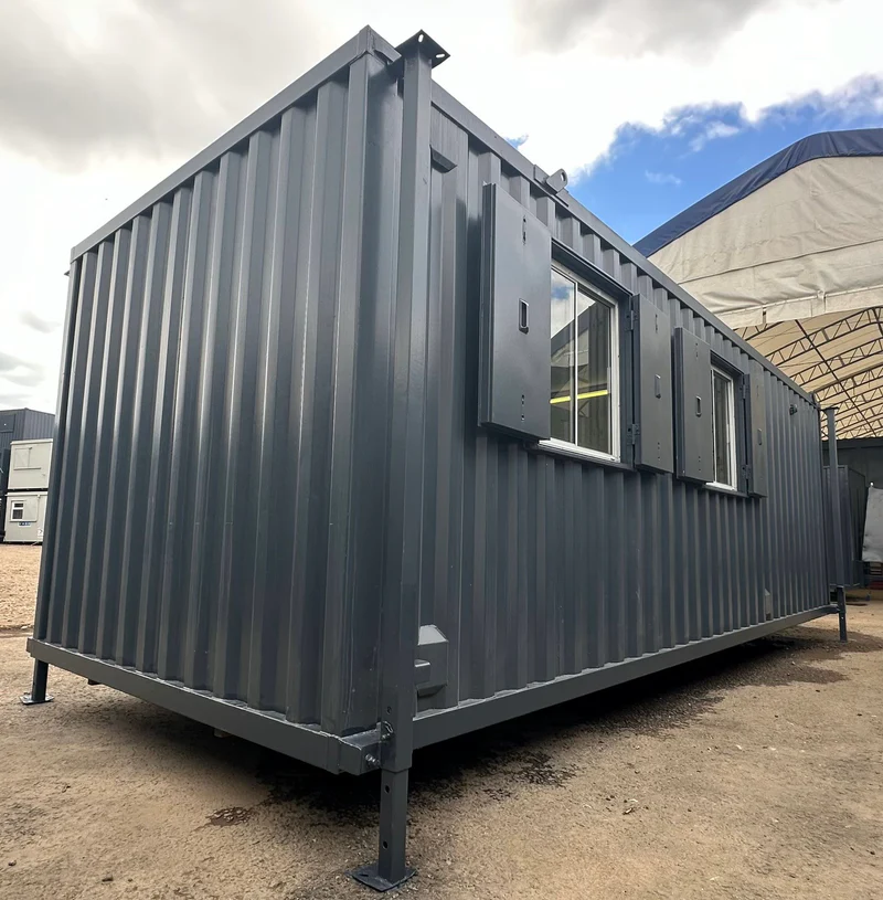 Static Welfare 24x9Ft Anti Vandal Cabin | Office, Canteen, Toilet | 10KVA Generator - Image 3