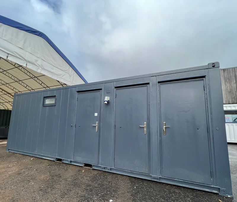 Toilet Block + Shower 24 x 9 Ft | 4 + 1 Toilet | Separate Shower Room | Portable Building - Image 14
